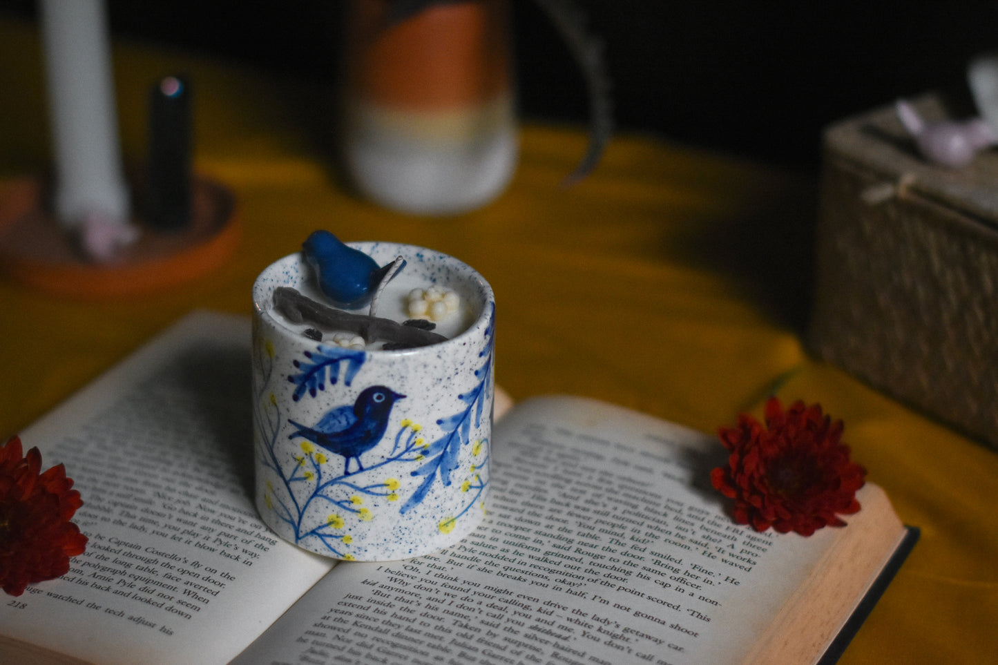 Ceramic candle