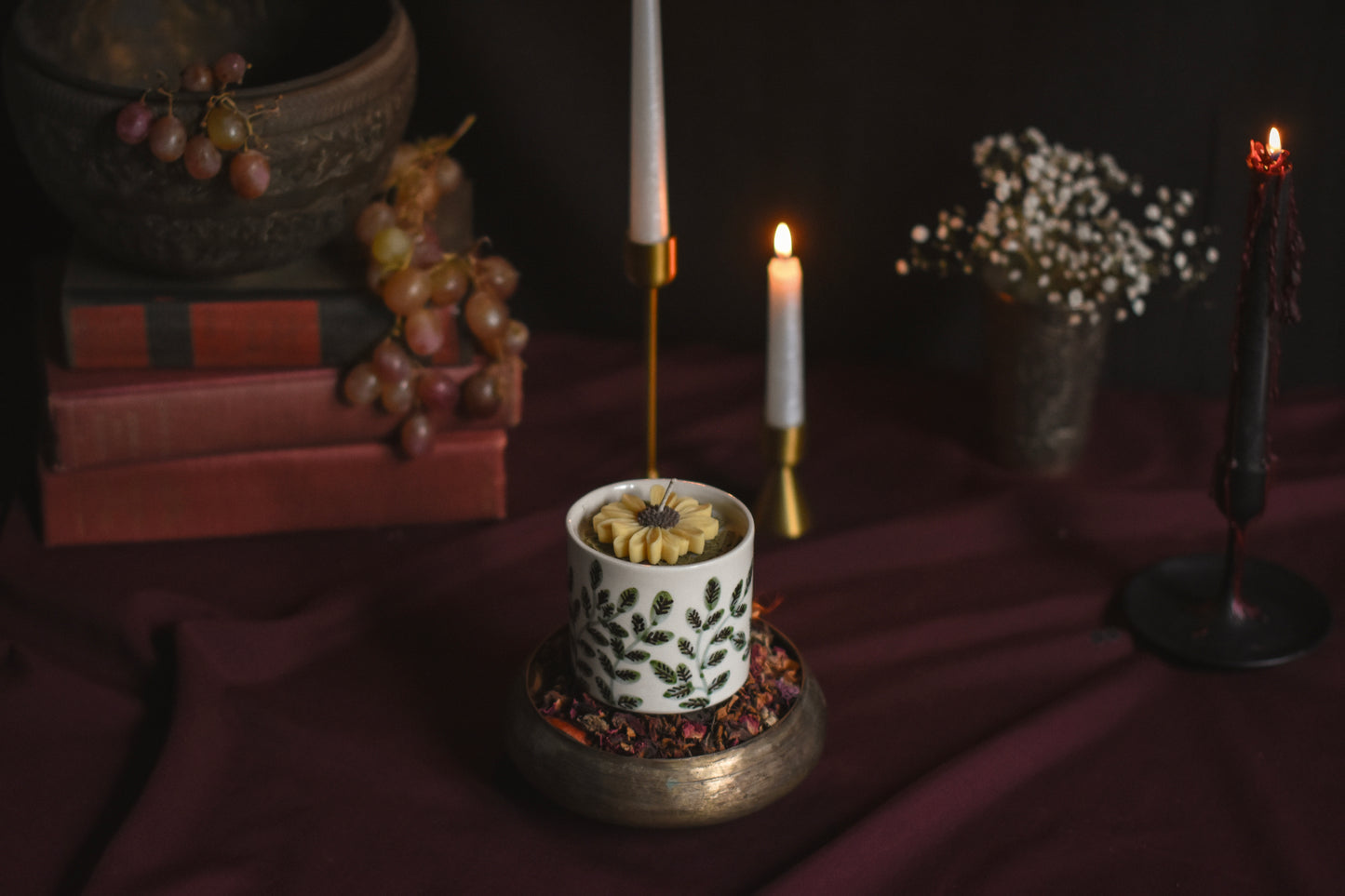 Ceramic candle