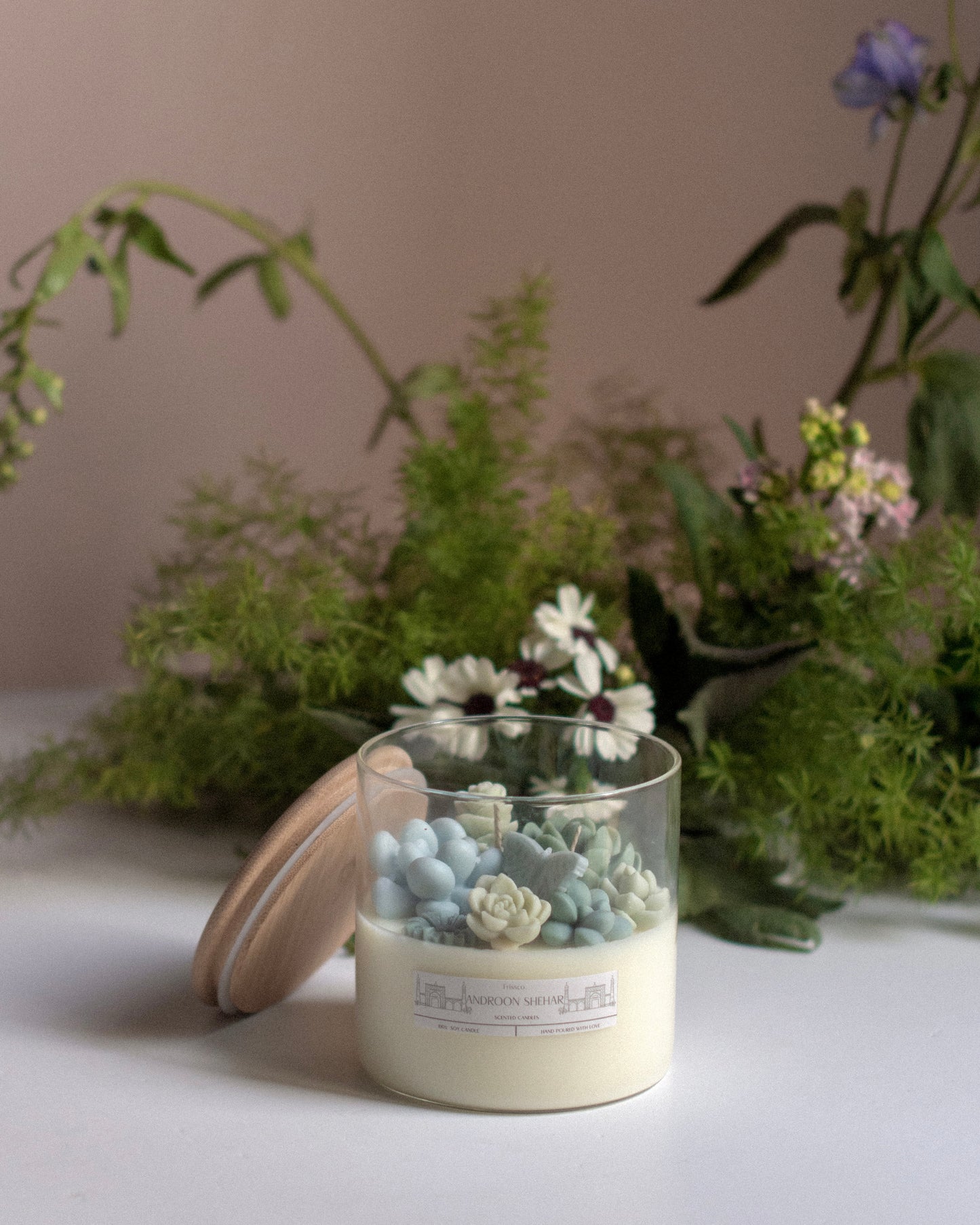 Prime Floweret Jar (Wooden Lid)