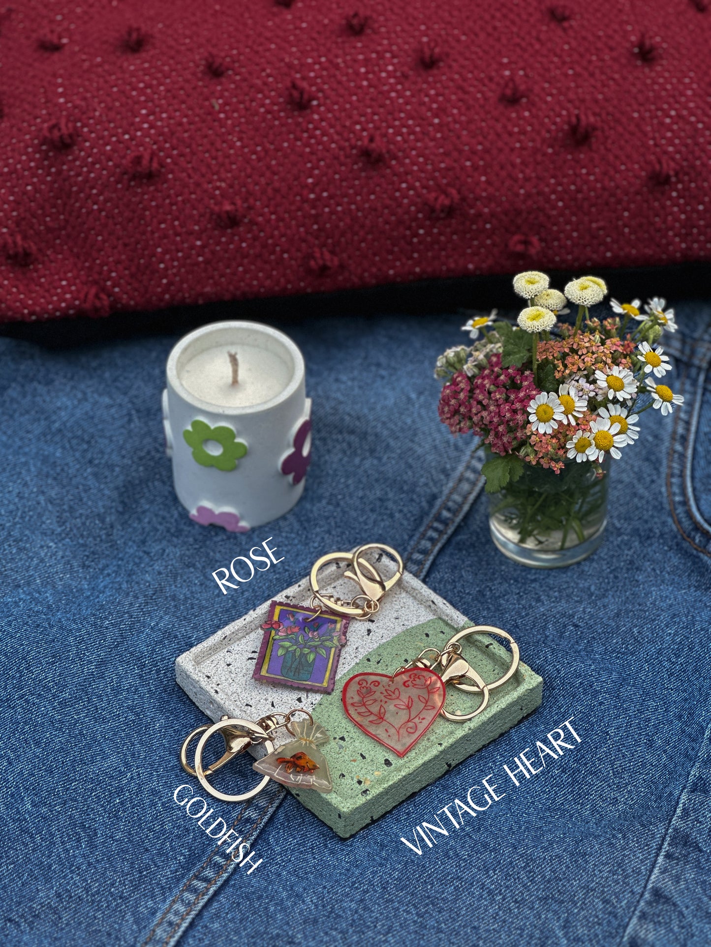 Hand Painted Keychains