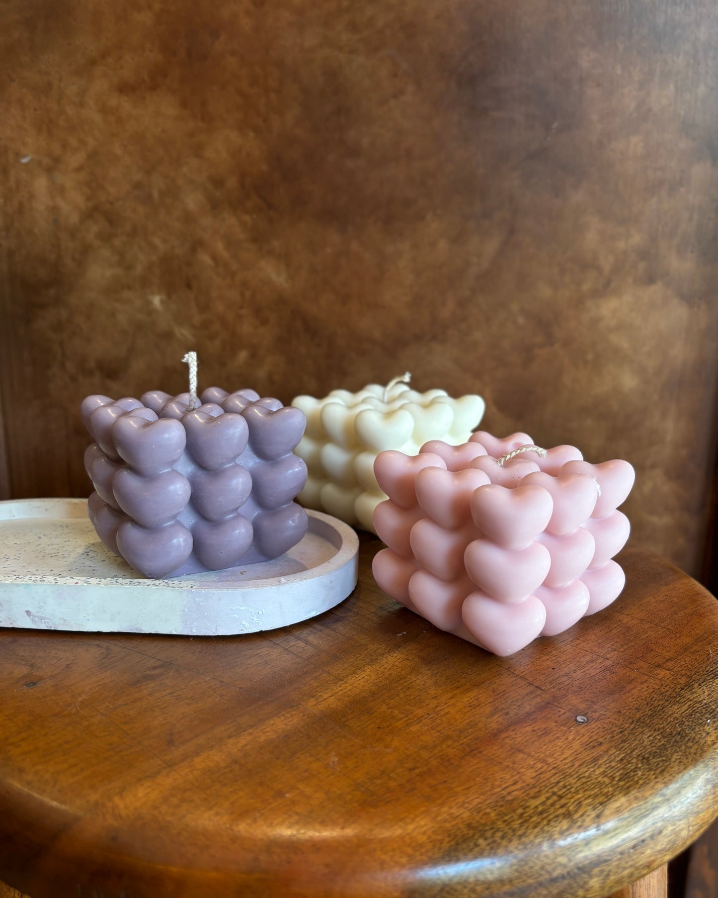 Heart candle
