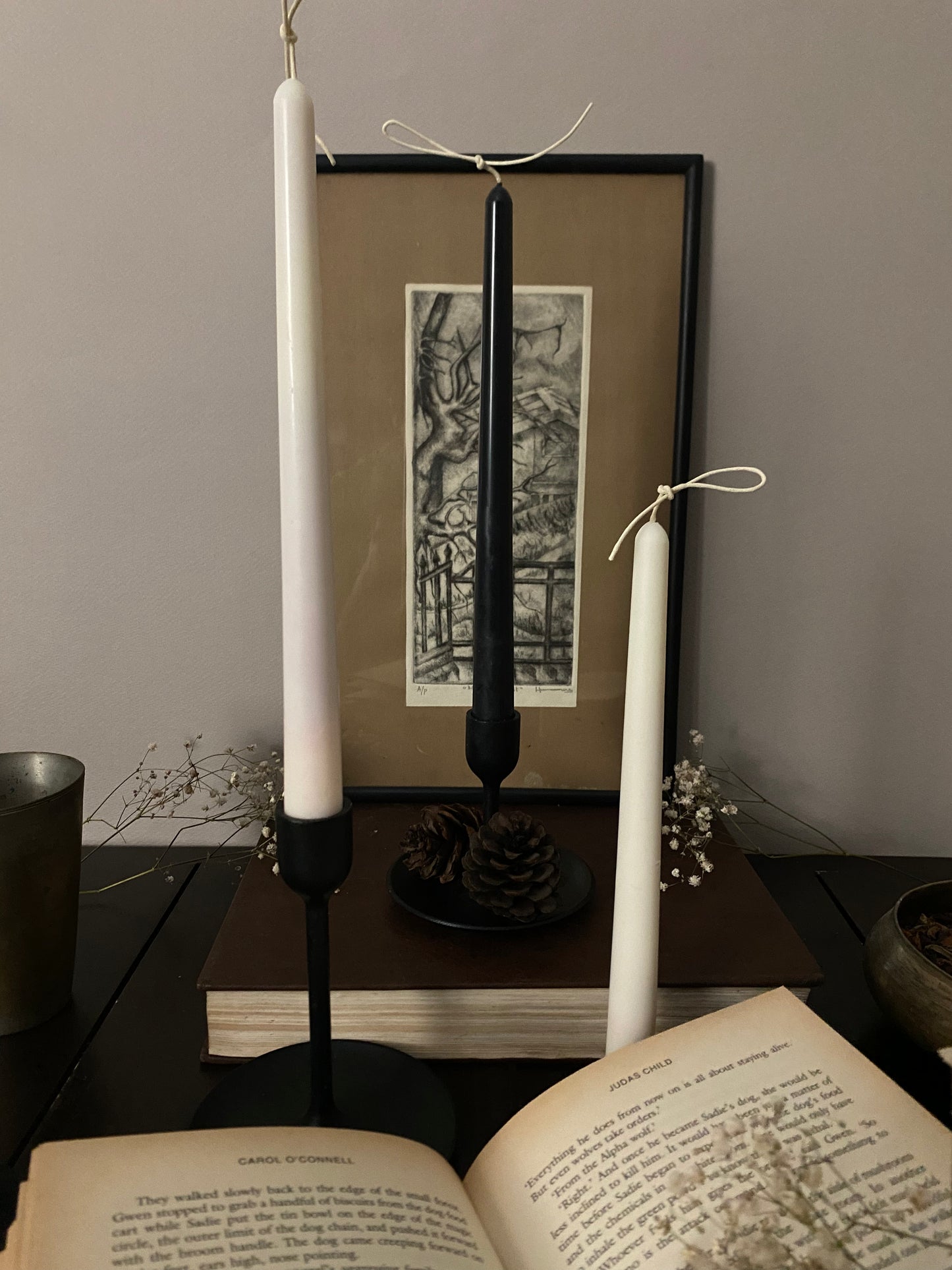 Bleeding candle