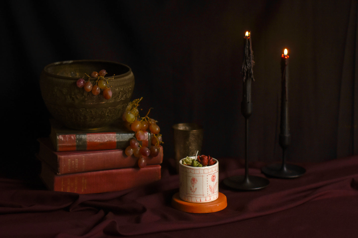 Ceramic candle