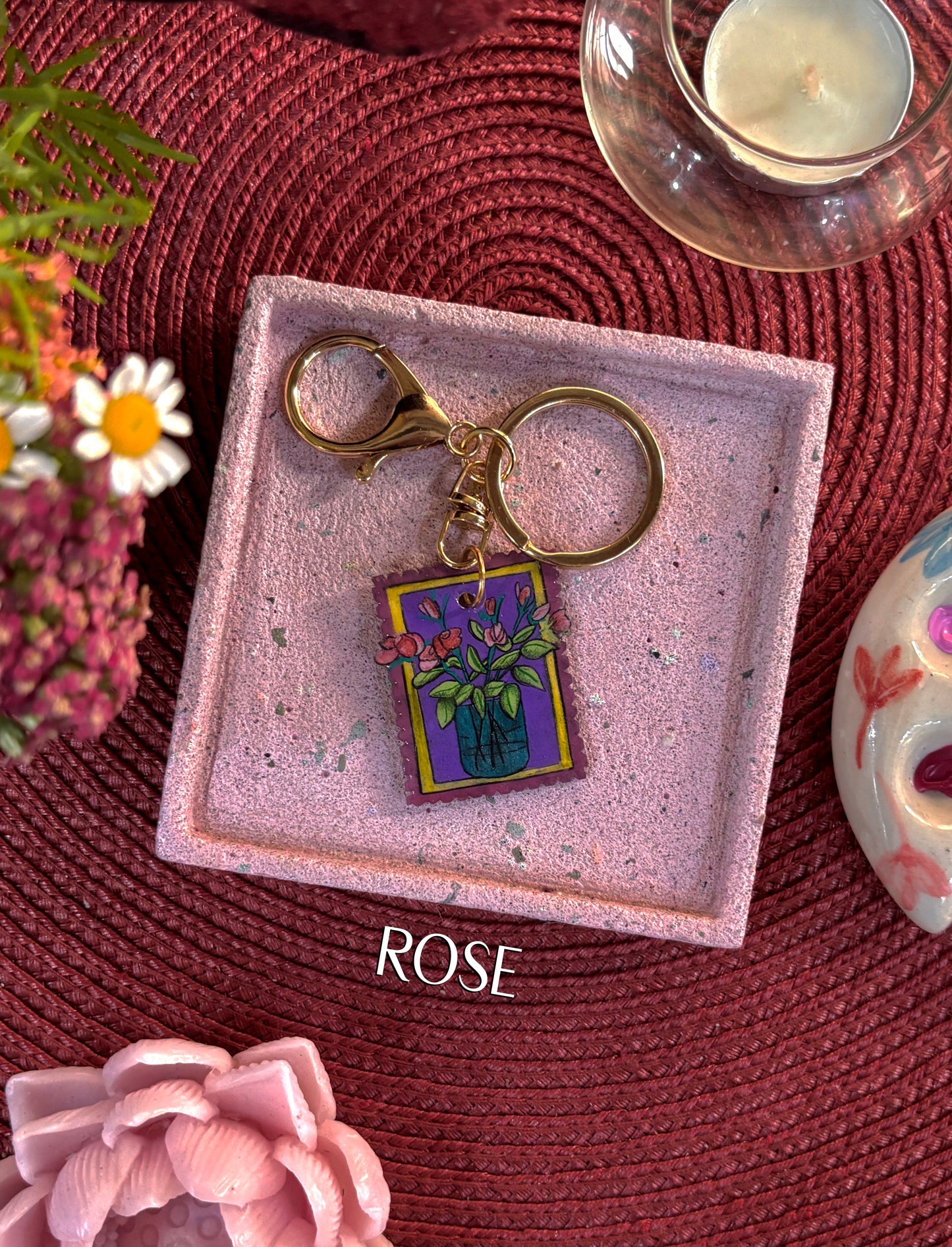 Hand Painted Keychains