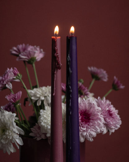 Pillar candles - Darker shades