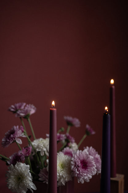 Pillar candles - Darker shades