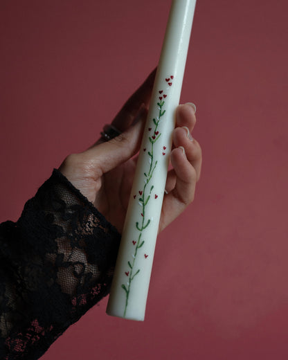 Pillar candles - "Flora"