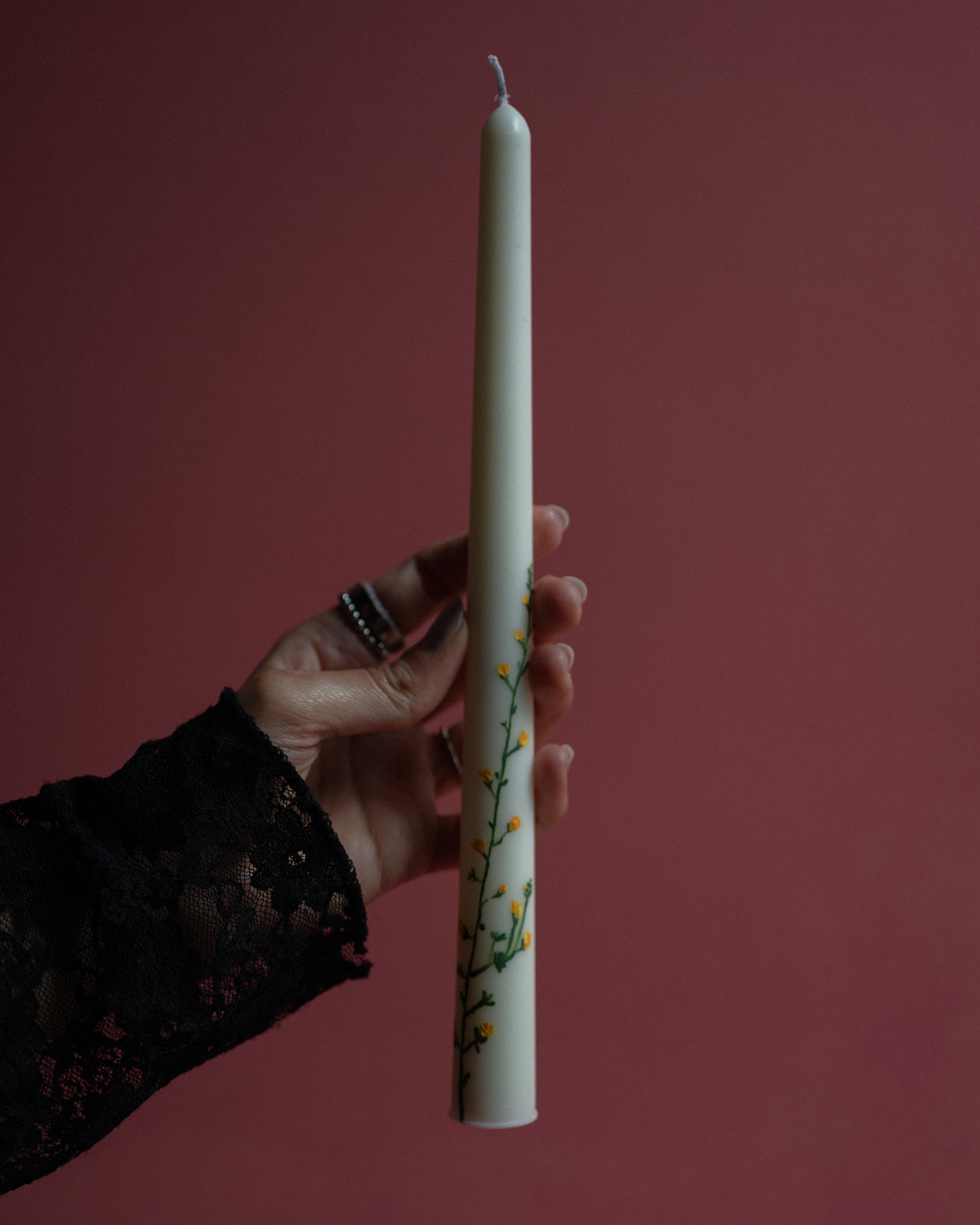 Pillar candles - "Flora"