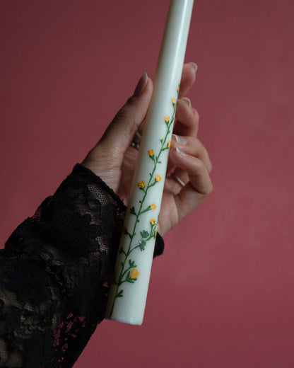 Pillar candles - "Flora"