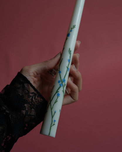 Pillar candles - "Flora"