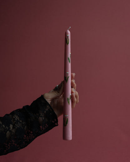 Pillar candles - "Flora"