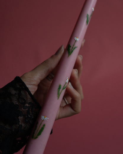 Pillar candles - "Flora"