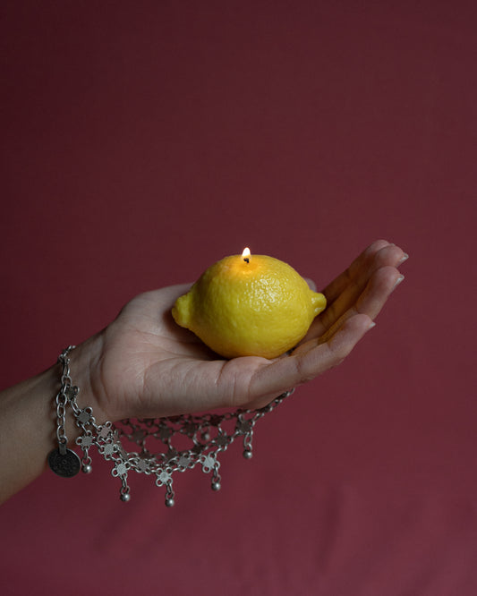 Lemon candle