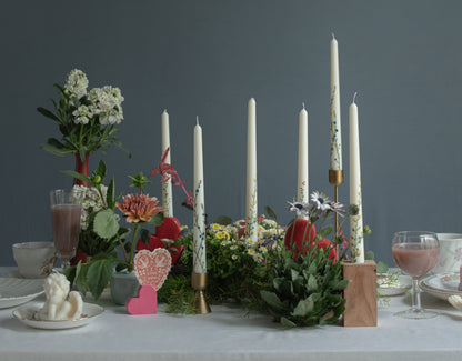 Pillar candles - "Flora"