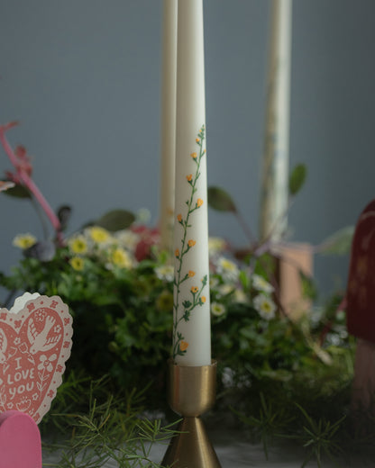 Pillar candles - "Flora"