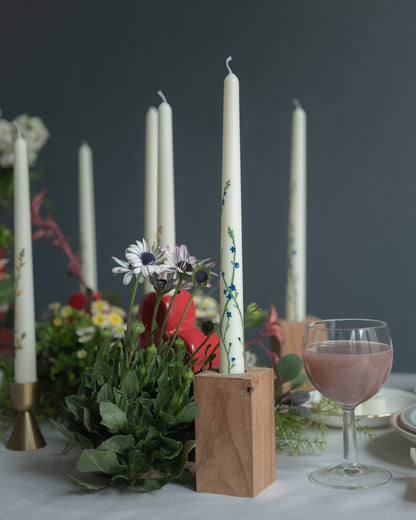 Pillar candles - "Flora"