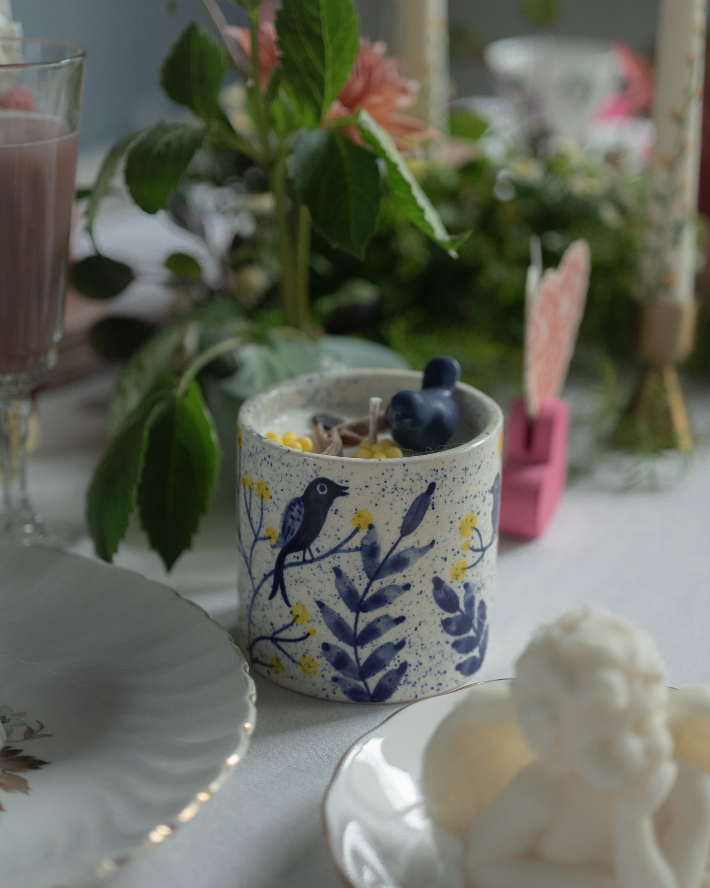 Ceramic candle