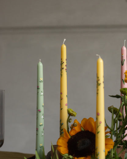 Pillar candles - "Flora"