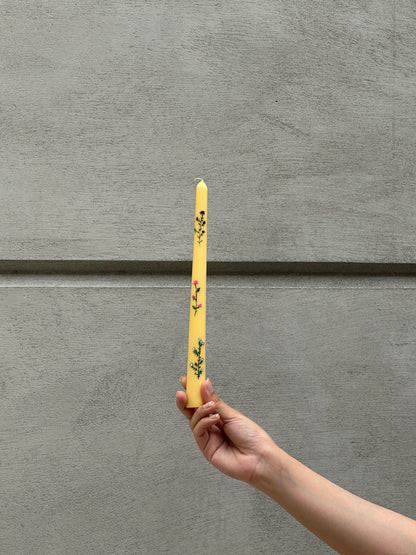 Pillar candles - "Flora"