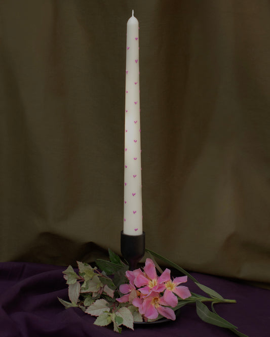 Pillar Candle - Hearts