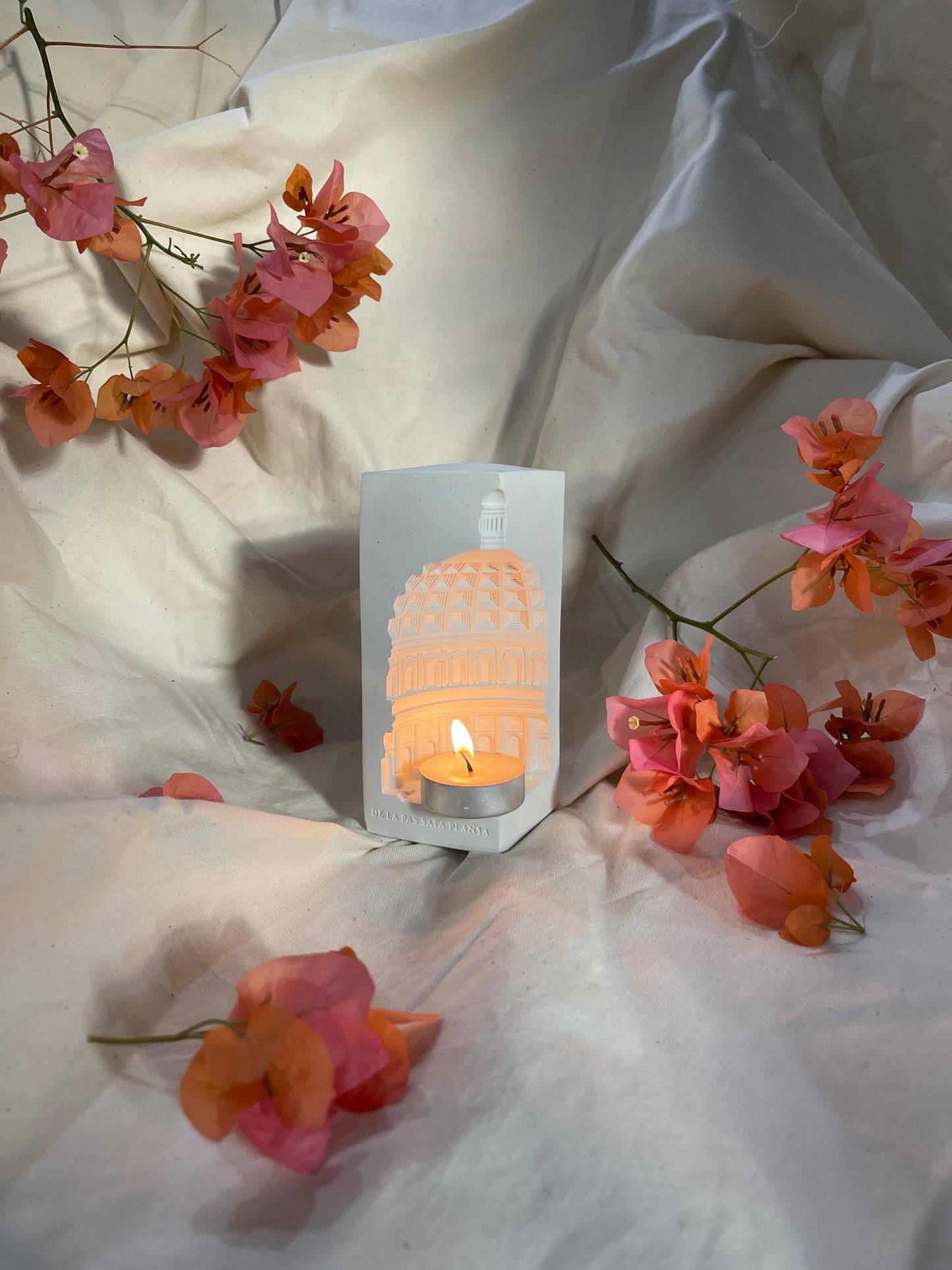 Roman Book End / Tea Light candle holder