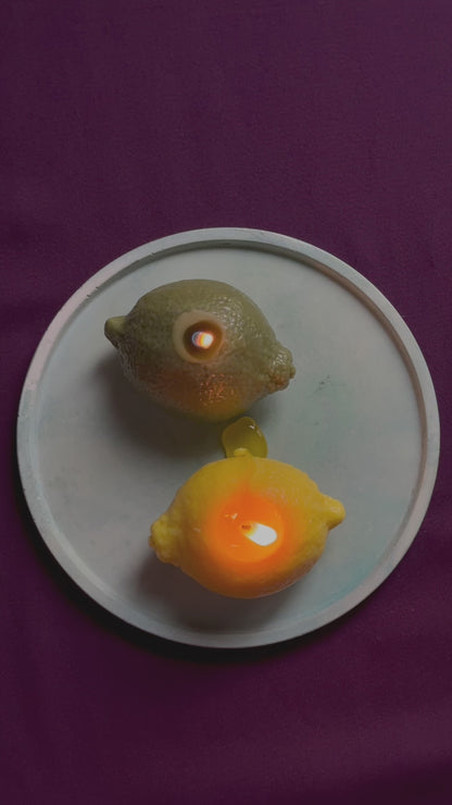 Lemon candle